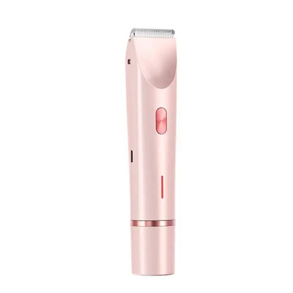 Electric Shaver for Women, Painless 2-In-1 Bikini Trimmer for Body and Face, Waterproof & Rechargeable Hair Removal Tool for Sensitive Skin, Water Proof